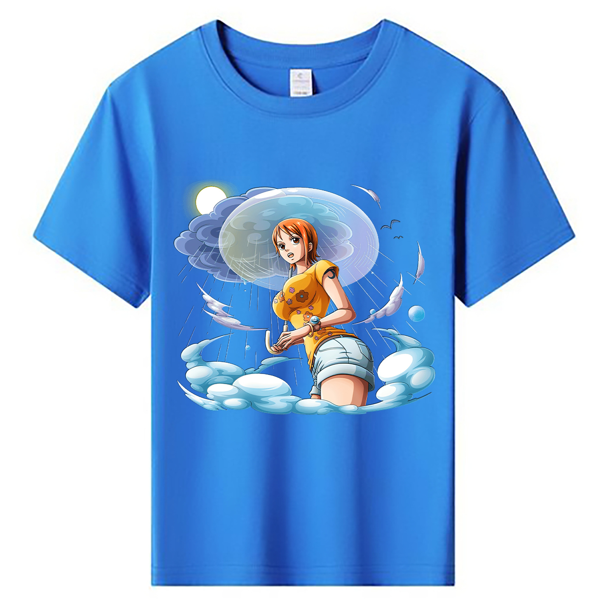 ワンピース ナミ ONE PIECE Nami 綿100％キッズTシャツ（フロントプリント）